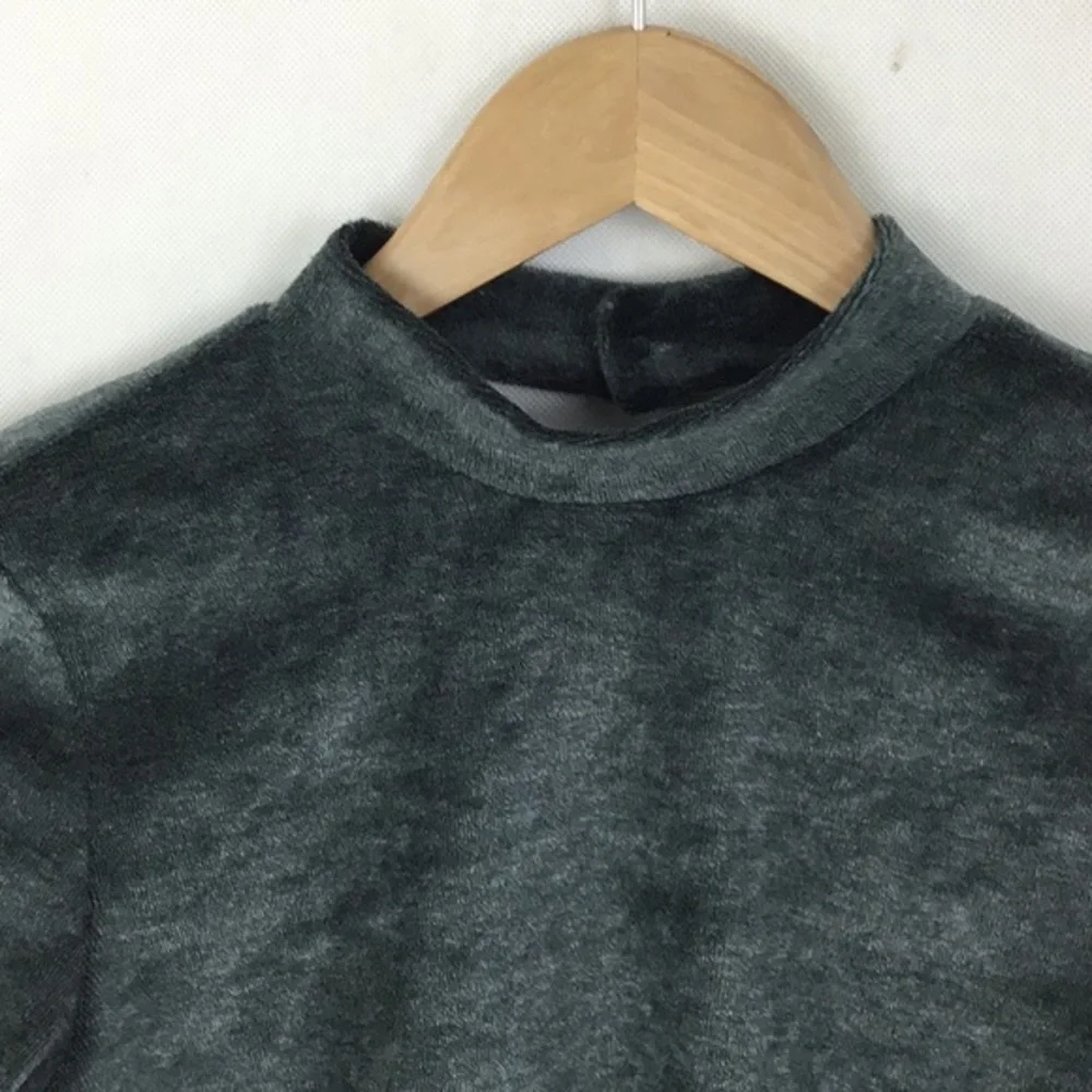 NWT URBAN OUTFITTERS Green Velvet Bodysuit - Picture 4 of 11